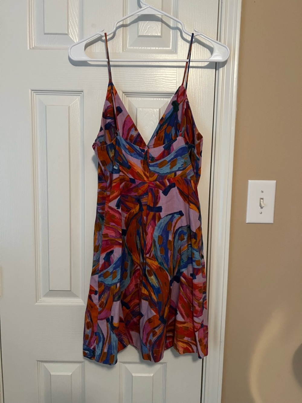 Farm Rio Vibrant Abstract Print Dress - Picture 3 of 8